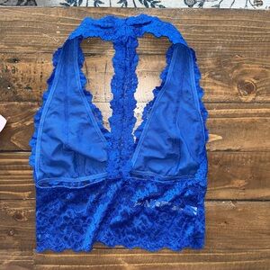 Blue Free People Intimately Bralette Top